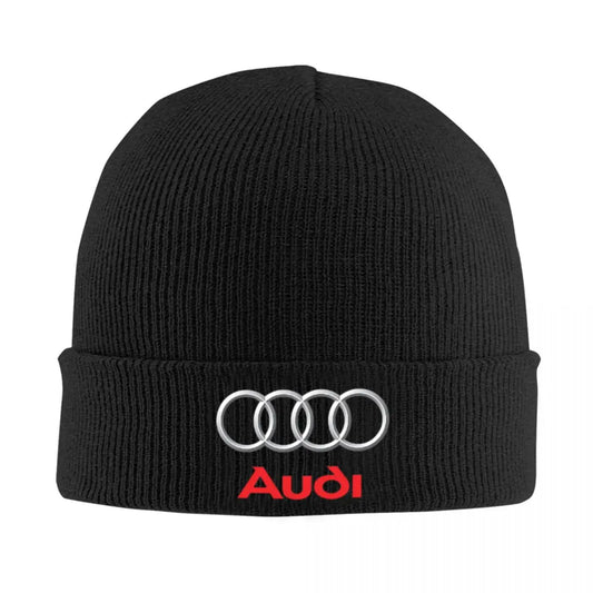 A-Audi Ribbed Knit Beanie